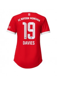 Fotbalové Dres Bayern Munich Alphonso Davies #19 Dámské Domácí Oblečení 2022-23 Krátký Rukáv